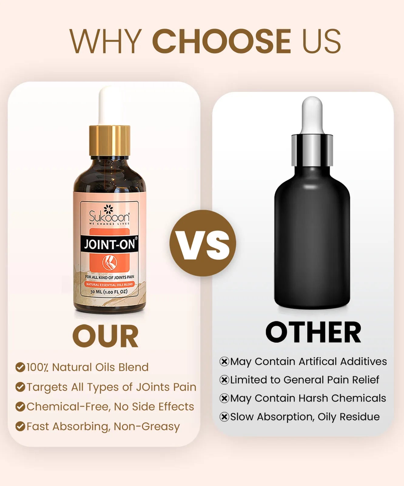 JOINT ON | Oil For Joints, Knee & Back Pain